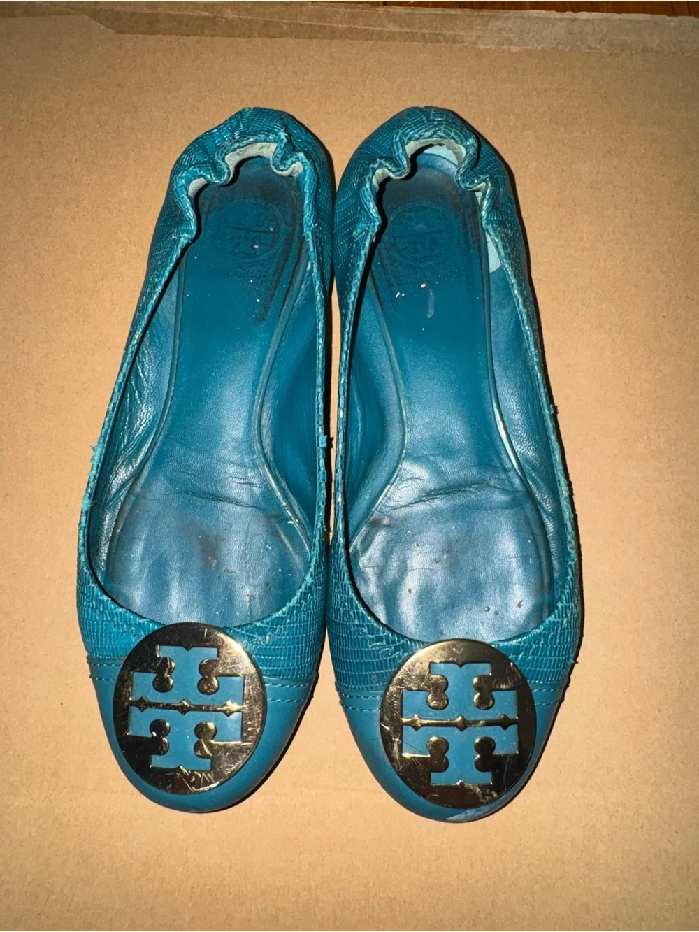 Tory Burch Flats green size 9